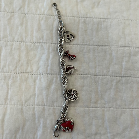 Brighton Red Dress for American Heart Association Bracelet--Size 8" - Picture 3 of 5